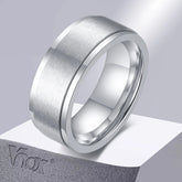 Vnox 6/8mm Spinner Ring for Men Stress Release Accessory Classic Stainless Steel Wedding Band Casual Viking Rune Sport Jewelry RkShop
